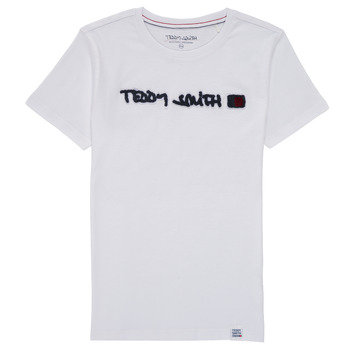 Textil Chlapecké Trička s krátkým rukávem Teddy Smith TCLAP Bílá