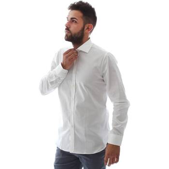 Textil Muži Košile s dlouhymi rukávy Gmf EQ2 1428 951106/01 Bílý
