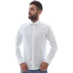 Textil Muži Košile s dlouhymi rukávy Gmf GMF5 4864 8 Bílý