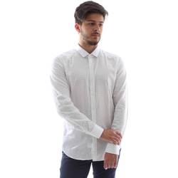 Textil Muži Košile s dlouhymi rukávy Gmf FS15 961138/1 Bílý