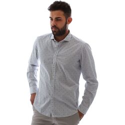 Textil Muži Košile s dlouhymi rukávy Gmf 961232/4 Bílý