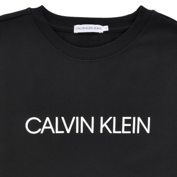 Calvin Klein Jeans INSTITUTIONAL LOGO SWEATSHIRT Černá