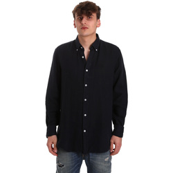 Textil Muži Košile s dlouhymi rukávy Navigare NV91108 Modrý