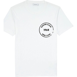 Textil Muži Trička s krátkým rukávem Calvin Klein Jeans K10K104509 Bílý