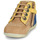 Boty Chlapecké Kotníkové boty Kickers BONZIP-2 Béžová / Žlutá / Tmavě modrá