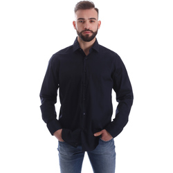 Textil Muži Košile s dlouhymi rukávy Gmf 962250/03 Modrý