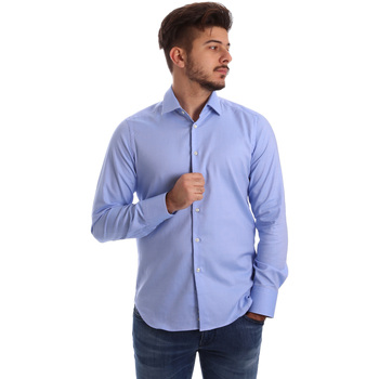 Textil Muži Košile s dlouhymi rukávy Gmf 965 962103/04 Modrá