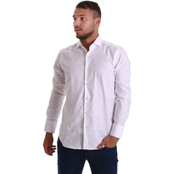 Textil Muži Košile s dlouhymi rukávy Gmf 971103/01 Bílý
