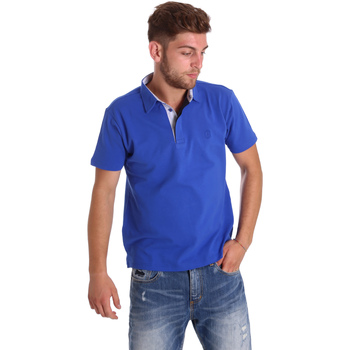 Textil Muži Polo s krátkými rukávy Bradano 000116 Modrá