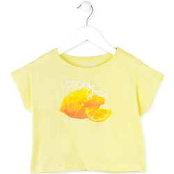 Textil Dívčí Trička s krátkým rukávem Losan 714 1211AB Žlutá