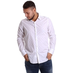 Textil Muži Košile s dlouhymi rukávy Gmf 972156/03 Bílý