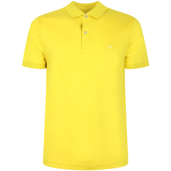 Textil Muži Polo s krátkými rukávy Calvin Klein Jeans K10K105182 Žlutá