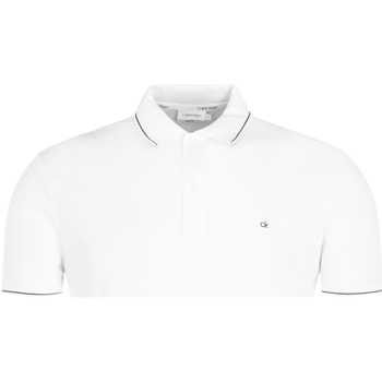 Textil Muži Polo s krátkými rukávy Calvin Klein Jeans K10K104918 Bílý