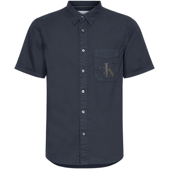 Textil Muži Košile s krátkými rukávy Calvin Klein Jeans J30J315223 Černá