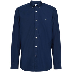 Textil Muži Košile s dlouhymi rukávy Calvin Klein Jeans K10K105284 Modrý