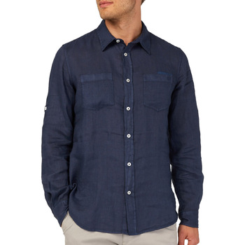 Textil Muži Košile s dlouhymi rukávy Gas 151150 Modrá