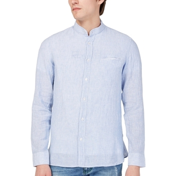 Textil Muži Košile s dlouhymi rukávy Gas 151228 Modrá