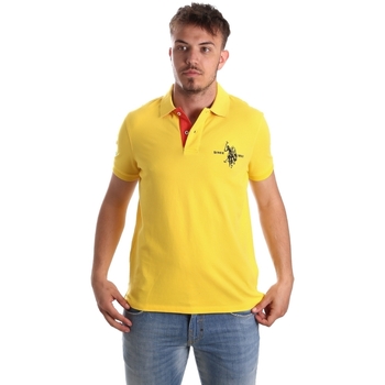 Textil Muži Polo s krátkými rukávy U.S Polo Assn. 50336 51267 Žlutá