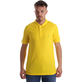 Textil Muži Polo s krátkými rukávy Calvin Klein Jeans K10K102758 Žlutá