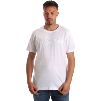 Textil Muži Trička s krátkým rukávem Navigare NV31070 Bílý
