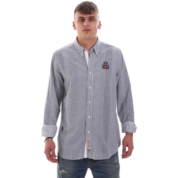 Textil Muži Košile s dlouhymi rukávy La Martina OMC021 PP472 Bílá