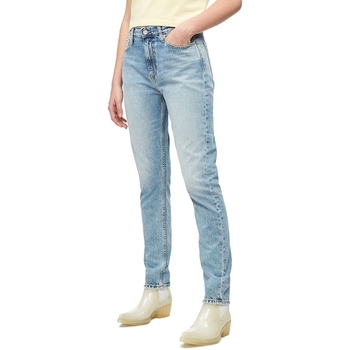 Textil Ženy Rifle slim Calvin Klein Jeans J20J211394 Modrý