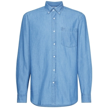Textil Muži Košile s dlouhymi rukávy Calvin Klein Jeans K10K105288 Modrý