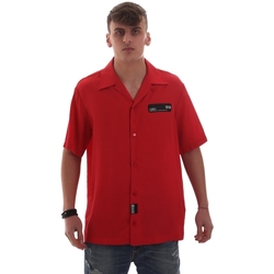 Textil Muži Košile s krátkými rukávy Versace B1GVB60207619537 Červené