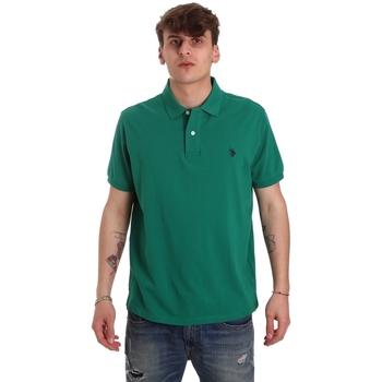 Textil Muži Polo s krátkými rukávy U.S Polo Assn. 55957 41029 Zelený