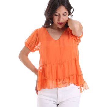 Textil Ženy Halenky / Blůzy Gaudi 011BD45034 Oranžová
