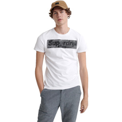 Textil Muži Trička s krátkým rukávem Superdry M1000069A Bílý