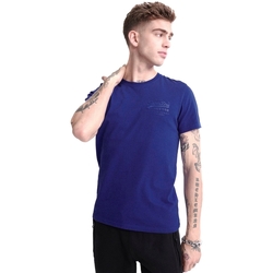 Textil Muži Trička s krátkým rukávem Superdry M1010067A Modrý
