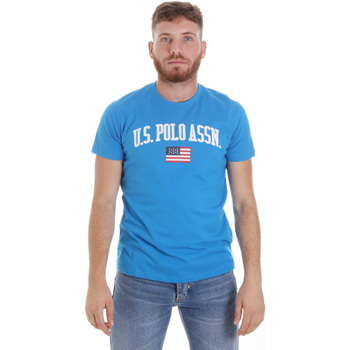 Textil Muži Trička s krátkým rukávem U.S Polo Assn. 57117 49351 Modrý