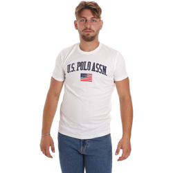 Textil Muži Trička s krátkým rukávem U.S Polo Assn. 57117 49351 Bílý