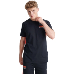 Textil Muži Trička s krátkým rukávem Superdry MS300031A Černá