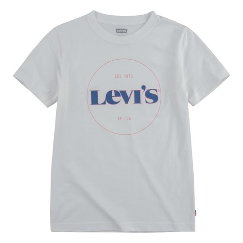 Textil Chlapecké Trička s krátkým rukávem Levi's 9ED415-001 Bílá