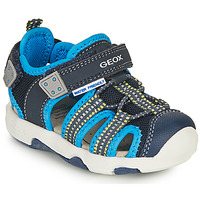 Boty Chlapecké Sportovní sandály Geox SANDAL MULTY BOY Modrá