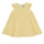 Textil Dívčí Krátké šaty Petit Bateau MERINGUE Žlutá