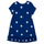 Textil Dívčí Krátké šaty Petit Bateau MALICETTE Tmavě modrá