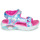 Boty Dívčí Sportovní sandály Skechers RAINBOW RACER Stříbrná        / Růžová