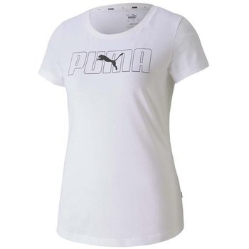 Textil Ženy Trička s krátkým rukávem Puma Rebel Graphic Tee Bílá