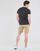 Textil Muži Trička s krátkým rukávem Polo Ralph Lauren T-SHIRT AJUSTE COL ROND EN COTON LOGO PONY PLAYER Černá