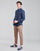Textil Muži Košile s dlouhymi rukávy Polo Ralph Lauren CHEMISE AJUSTEE EN LIN COL BOUTONNE  LOGO PONY PLAYER Modrá