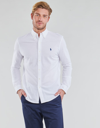 Textil Muži Košile s dlouhymi rukávy Polo Ralph Lauren COPOLO Bílá