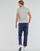 Textil Muži Trička s krátkým rukávem Polo Ralph Lauren T-SHIRT AJUSTE COL ROND EN COTON LOGO PONY PLAYER Šedá