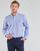 Textil Muži Košile s dlouhymi rukávy Polo Ralph Lauren CHEMISE AJUSTEE EN POPLINE DE COTON COL BOUTONNE  LOGO PONY PLAY Modrá / Bílá