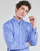 Textil Muži Košile s dlouhymi rukávy Polo Ralph Lauren CHEMISE AJUSTEE EN POPLINE DE COTON COL BOUTONNE  LOGO PONY PLAY Modrá