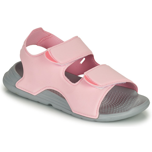 Boty Dívčí Sandály adidas Performance SWIM SANDAL C Růžová