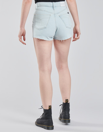 Calvin Klein Jeans HIGH RISE SHORT Modrá / Světlá