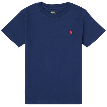 Textil Chlapecké Trička s krátkým rukávem Polo Ralph Lauren TINNA Tmavě modrá